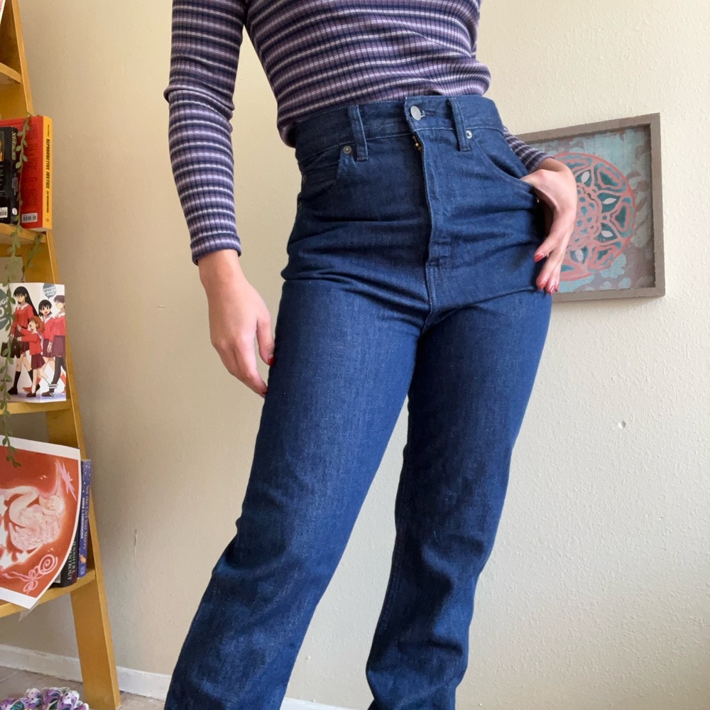Levi's Blue High Rise Jeans - Picture 2 of 5